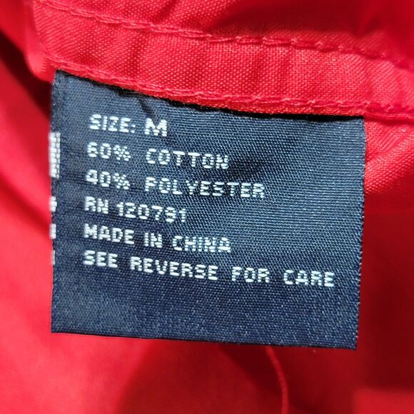 True Rock SS Full Button Shirt Red & Black - Size Medium NWT - Picture 4 of 6